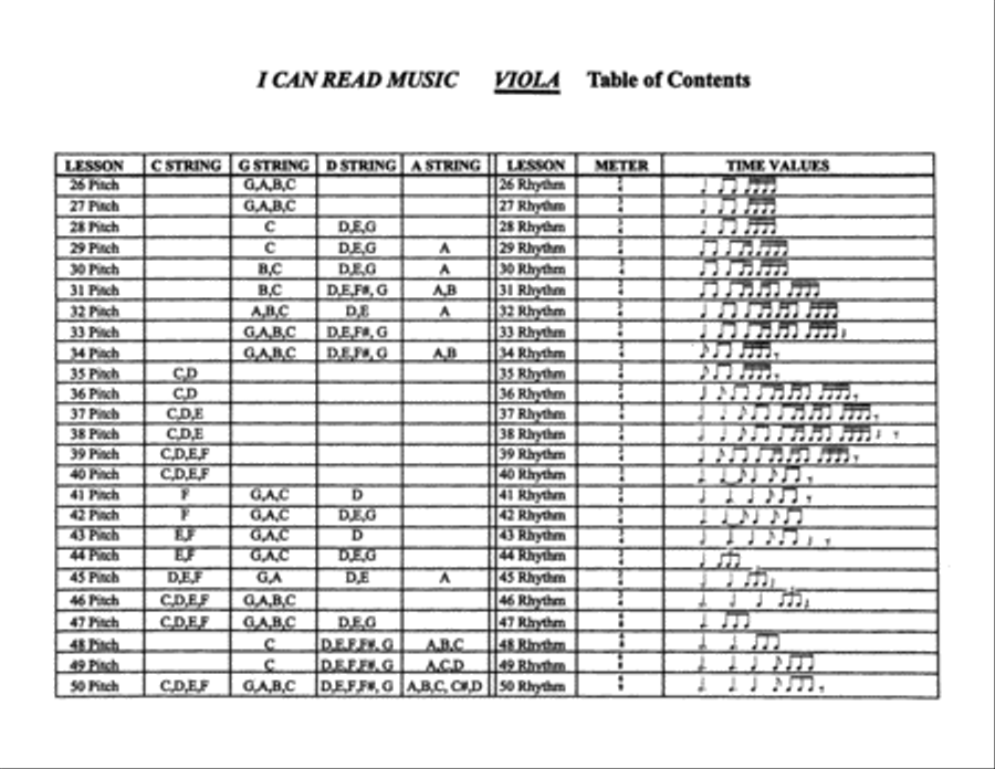 I Can Read Music, Volume 1 Viola Solo scores gallery preview page 3