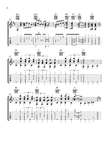One piece - Opening 23 Dream on Guitar Tab [PDF+ MIDI +GP5] Sheet music for  Guitar (Solo)