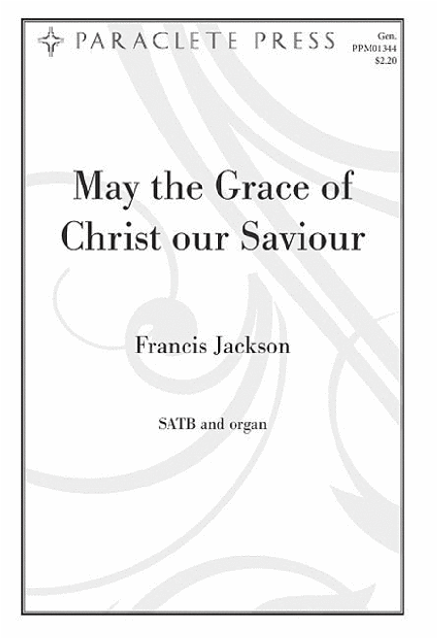 May the Grace of Christ Our Savior 4-Part scores gallery preview page 1