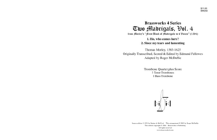 2 Madrigals, Vol. 4, Trombone