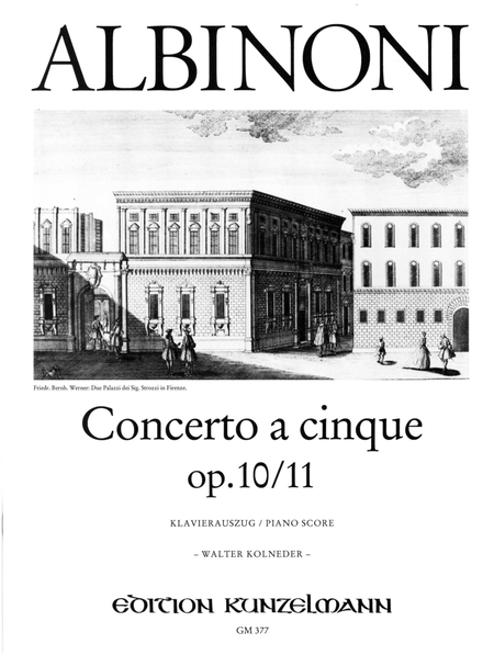 Concerto a cinque Op. 10/11