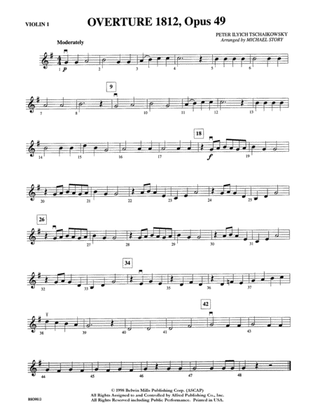 Overture 1812, Opus 49: 1st Violin