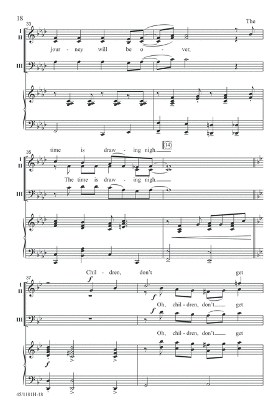 Contemporary Choral Classics 3-Part scores gallery preview page 18