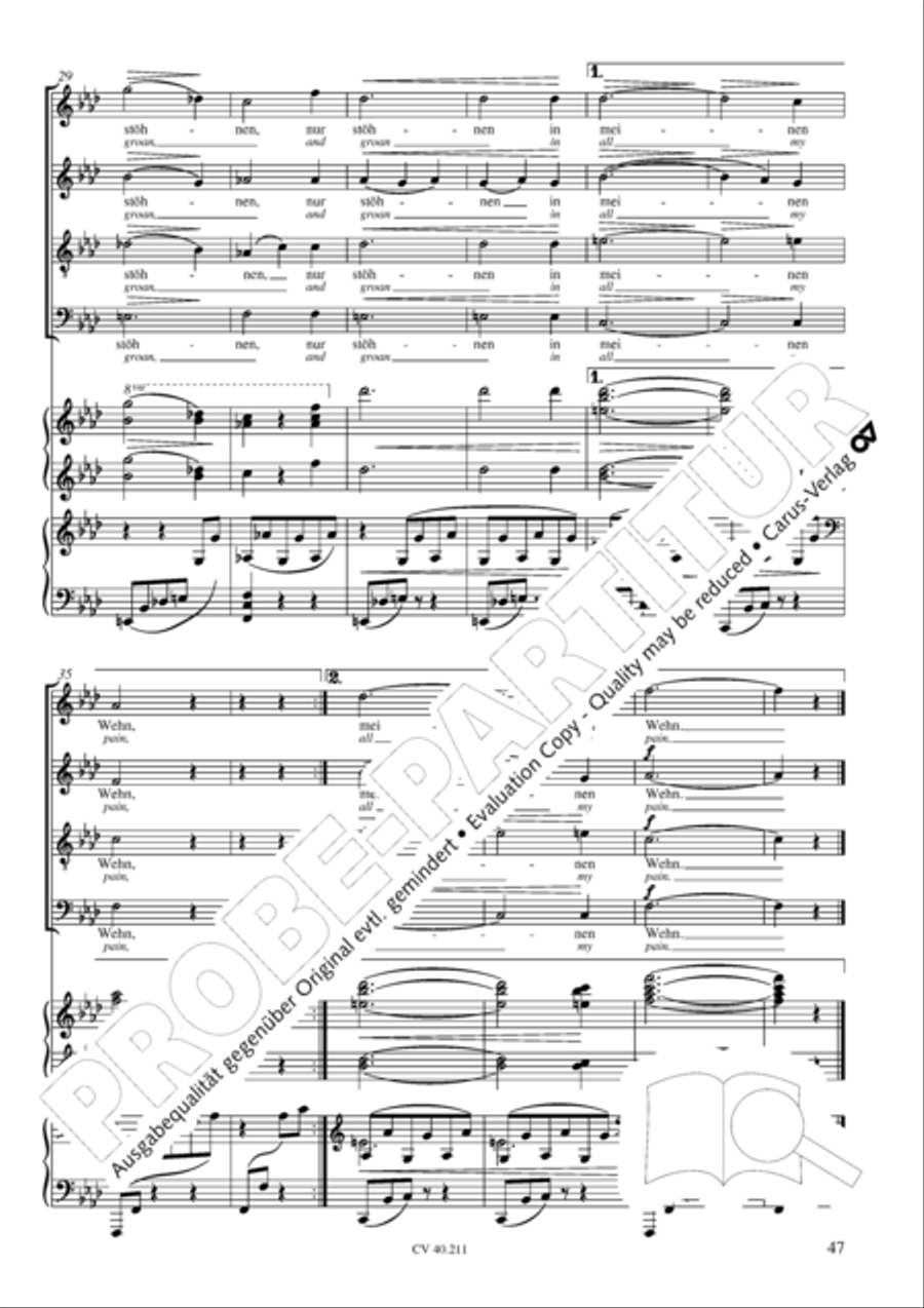 Liebeslieder-Walzer, Op. 52 Choir scores gallery preview page 48
