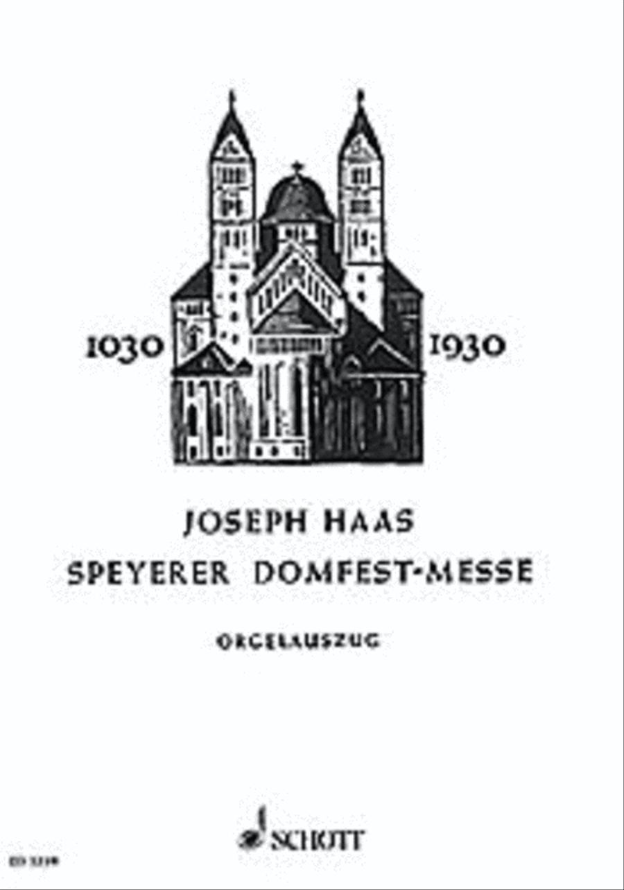 Speyerer Domfestmesse Op. 80 TB scores gallery preview page 1