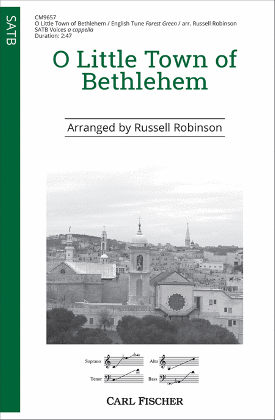 O Little Town of Bethlehem 4-Part scores gallery preview page 1