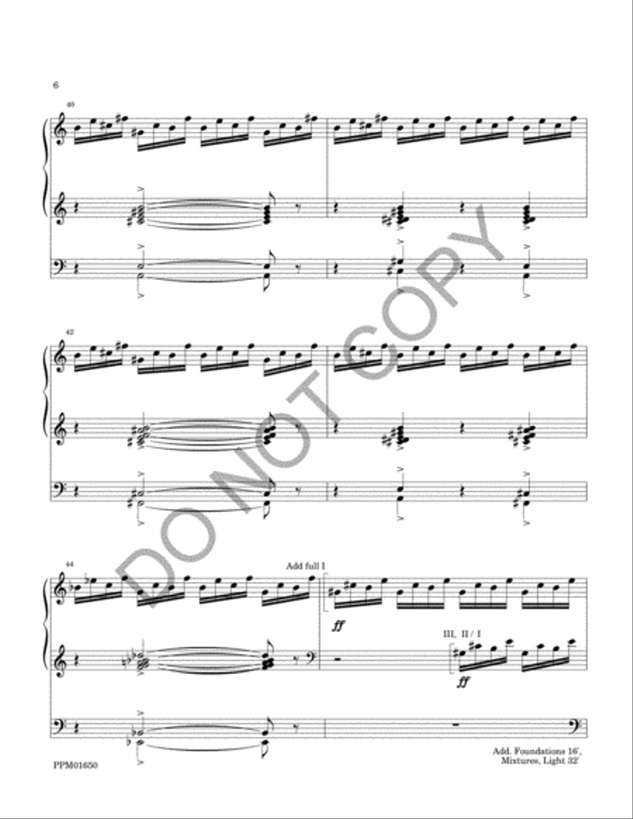 A Laredo FanfareÂ  Organ Solo scores gallery preview page 9