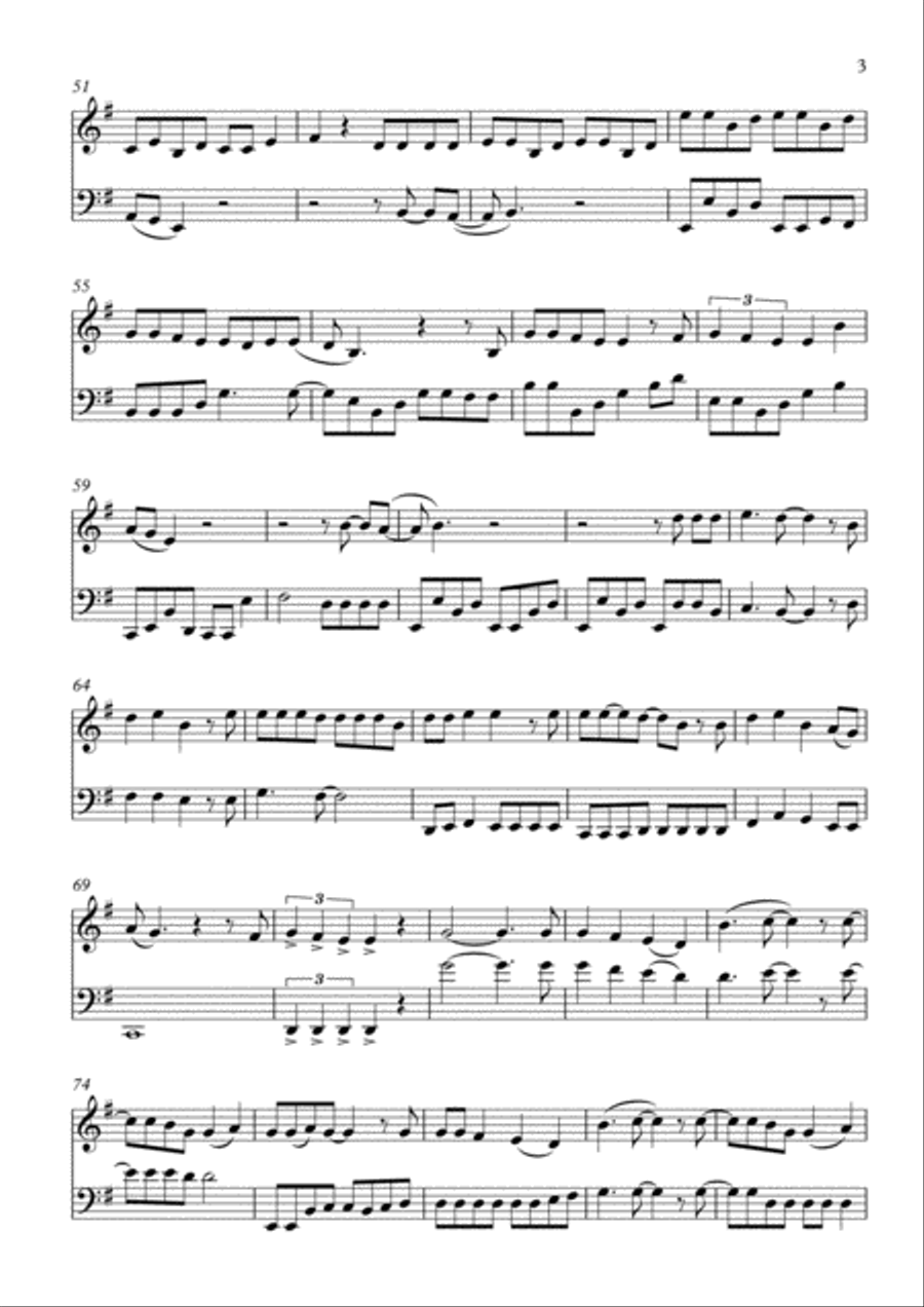 Livin' On A Prayer Alto Saxophone scores gallery preview page 3