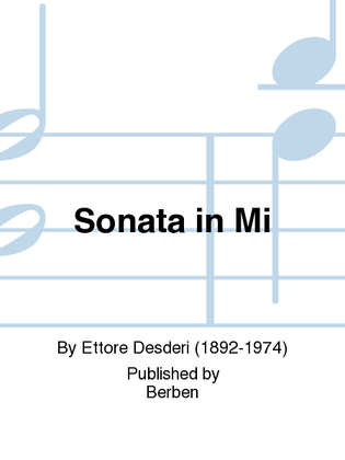 Sonata In Mi