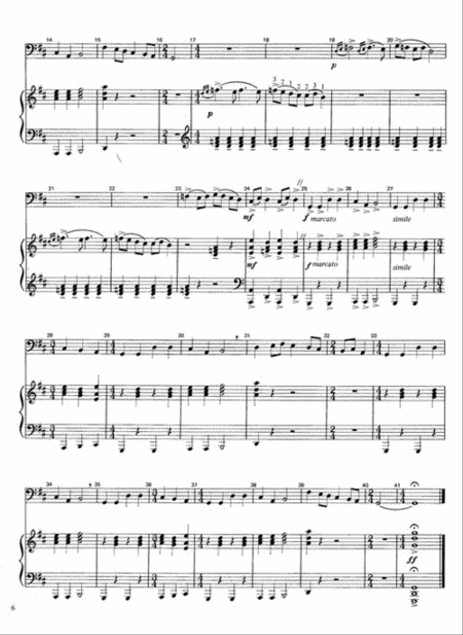 Master Solos Intermediate Level – Bassoon Bassoon Solo scores gallery preview page 14