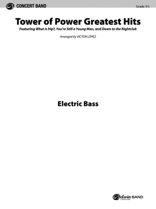Book cover for Tower of Power Greatest Hits: Electric Bass