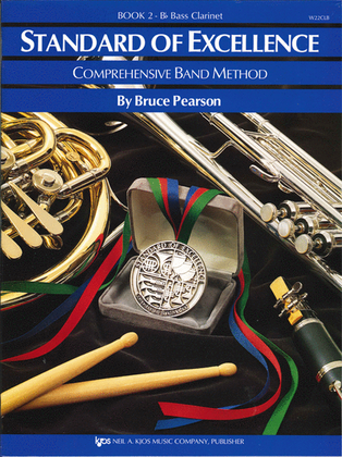 Book cover for Standard of Excellence Book 2, Bass Clarinet
