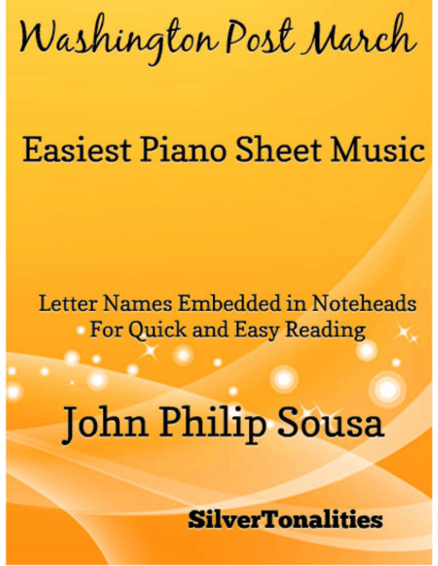 Washington Post March Easiest Piano Sheet Music Easy Piano scores gallery preview page 1