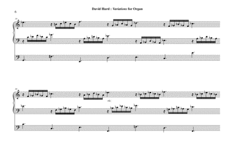 David Hurd: Variations for organ