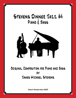 Book cover for Stevens Dinner Jazz Piano and Bass #4