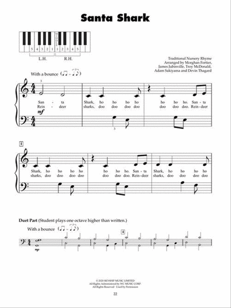 Favorite Christmas Songs for Five-Finger Piano Piano scores gallery preview page 5