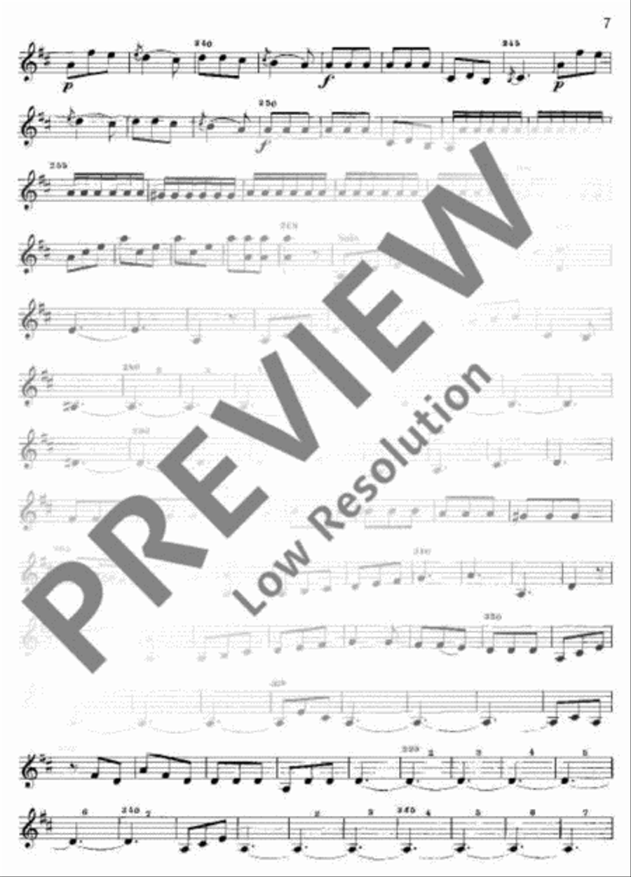 Concerto No. 2 D Major Violin scores gallery preview page 8