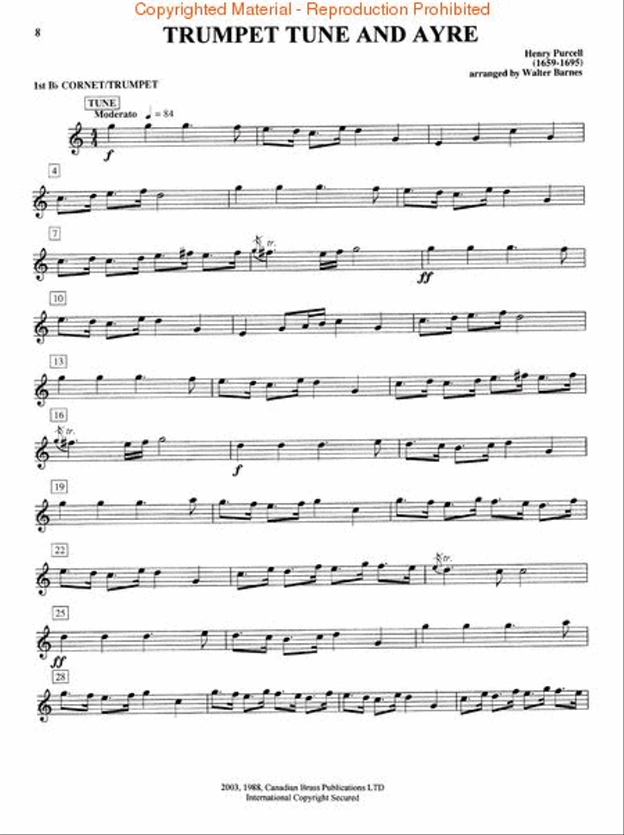 The Canadian Brass Wedding Essentials - Trumpet 1 Brass Quintet scores gallery preview page 3