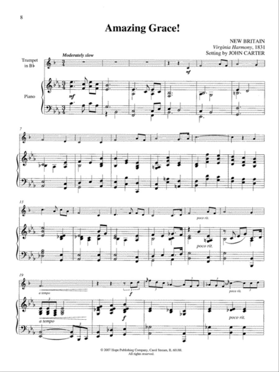 Sound the Trumpet: Book and Accomp. CD Trumpet Solo scores gallery preview page 2