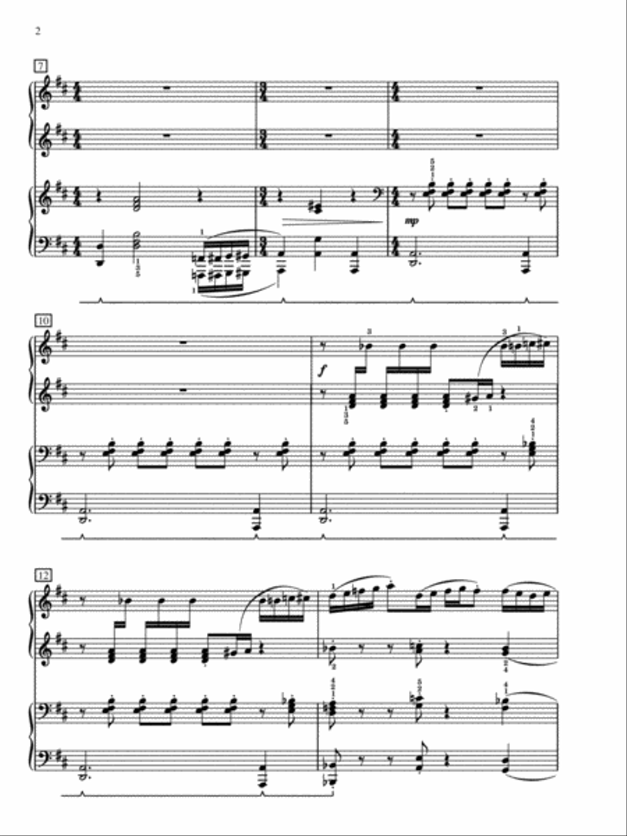 Concertino in D Major Small Ensemble scores gallery preview page 5