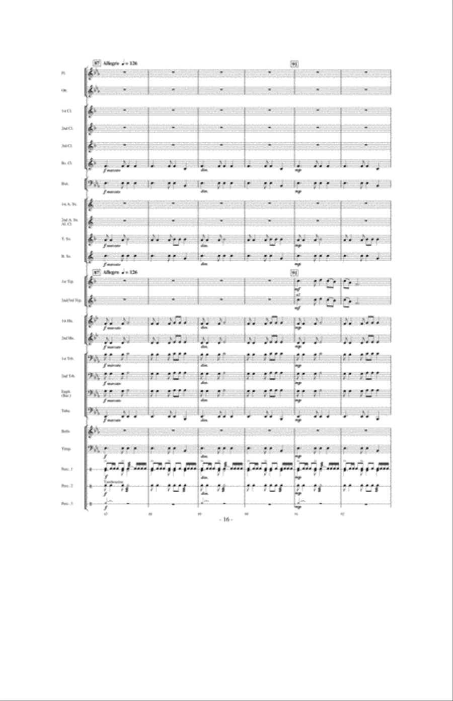 Spirit of the Pioneers Concert Band scores gallery preview page 15