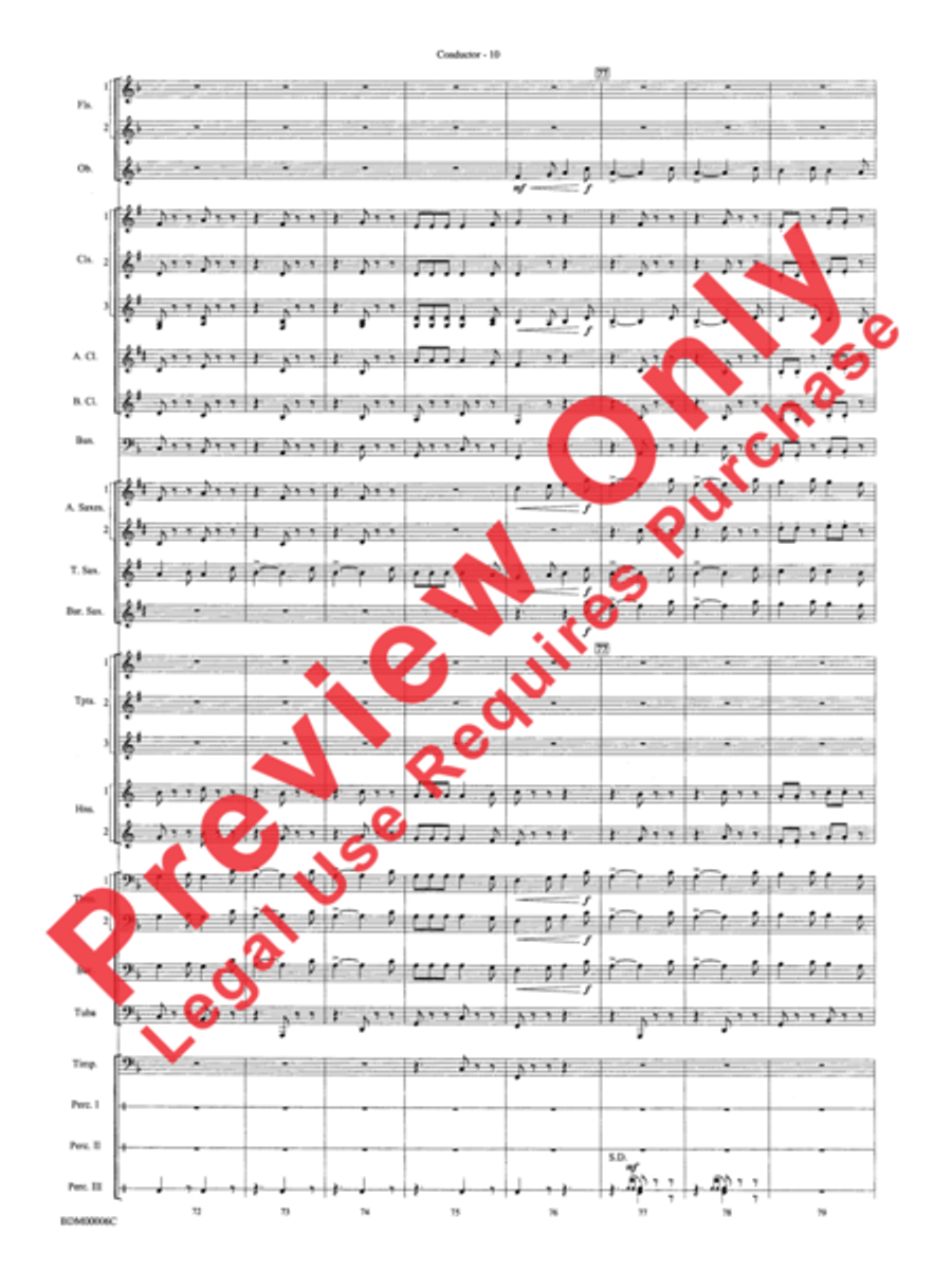 Children's March Concert Band scores gallery preview page 12