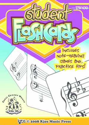 Book cover for TCW Student Flashcards: Notes & Key Signatures
