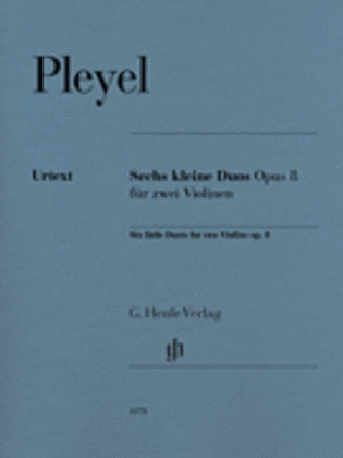 Six Little Duets, Op. 8