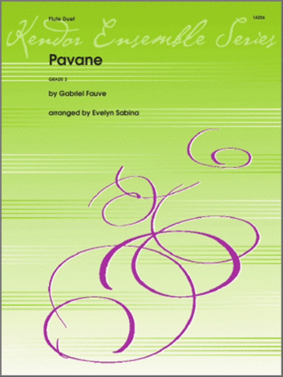 Pavane Flute Duet scores gallery preview page 1