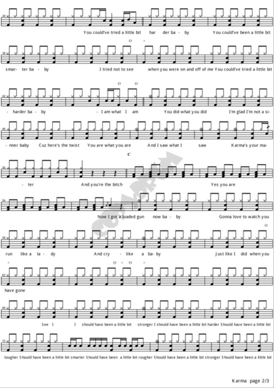 Karma Drum Set scores gallery preview page 2