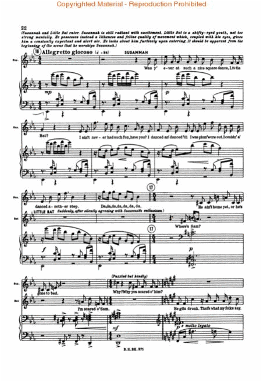 Susannah Susannah Choir scores gallery preview page 4
