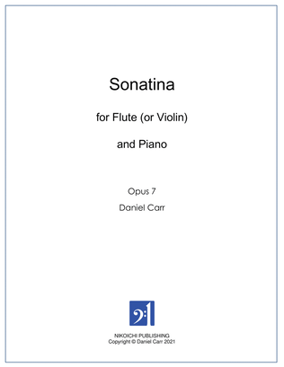 Sonatina for Yumi for Flute (or Violin) And Piano - Opus 7