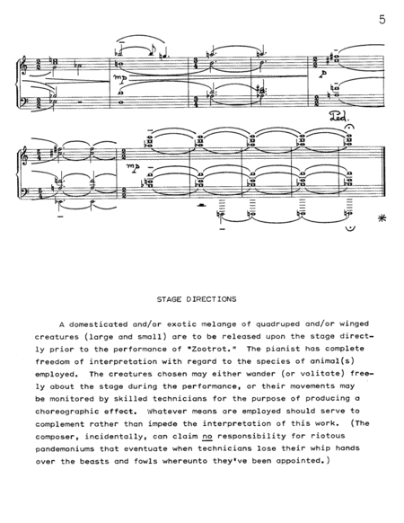 "Prelude & Zootrot" for piano Op. 22