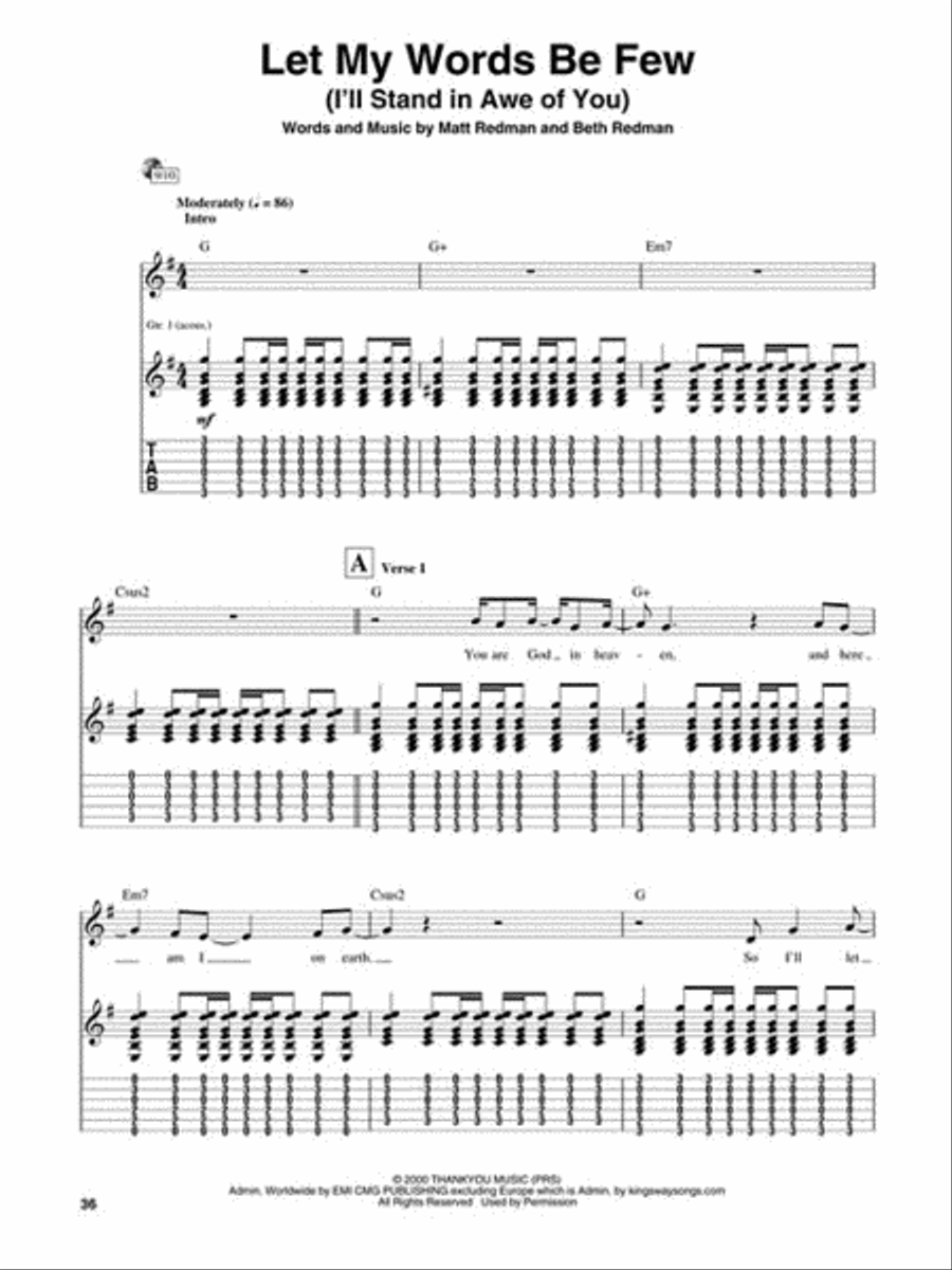 How Great Is Our God - Guitar Edition Guitar scores gallery preview page 3