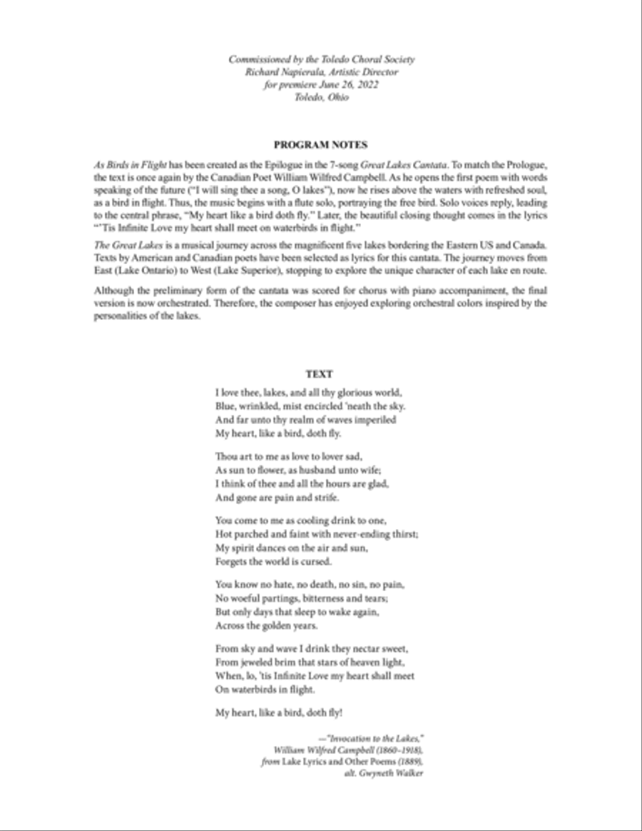 As Birds in Flight As Birds in Flight Divisi scores gallery preview page 2