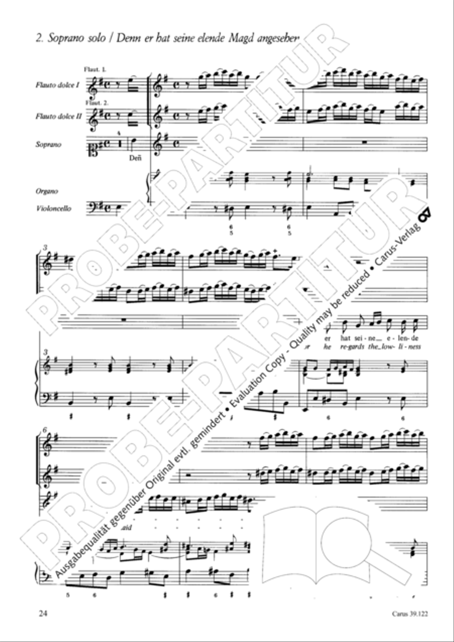 All my spirit exalts (With my spirit I praise the Lord) 4-Part scores gallery preview page 25