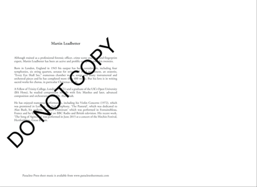 Amid the Silence Amid the Silence 4-Part scores gallery preview page 3