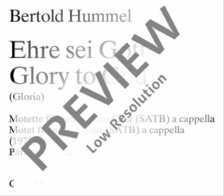Glory to God (Gloria) A Cappella scores gallery preview page 2