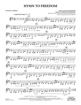 Hymn to Freedom - Bb Bass Clarinet