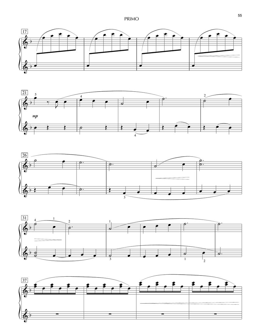 Edelweiss (from The Sound Of Music) 1 Piano, 4-Hands scores gallery preview page 4