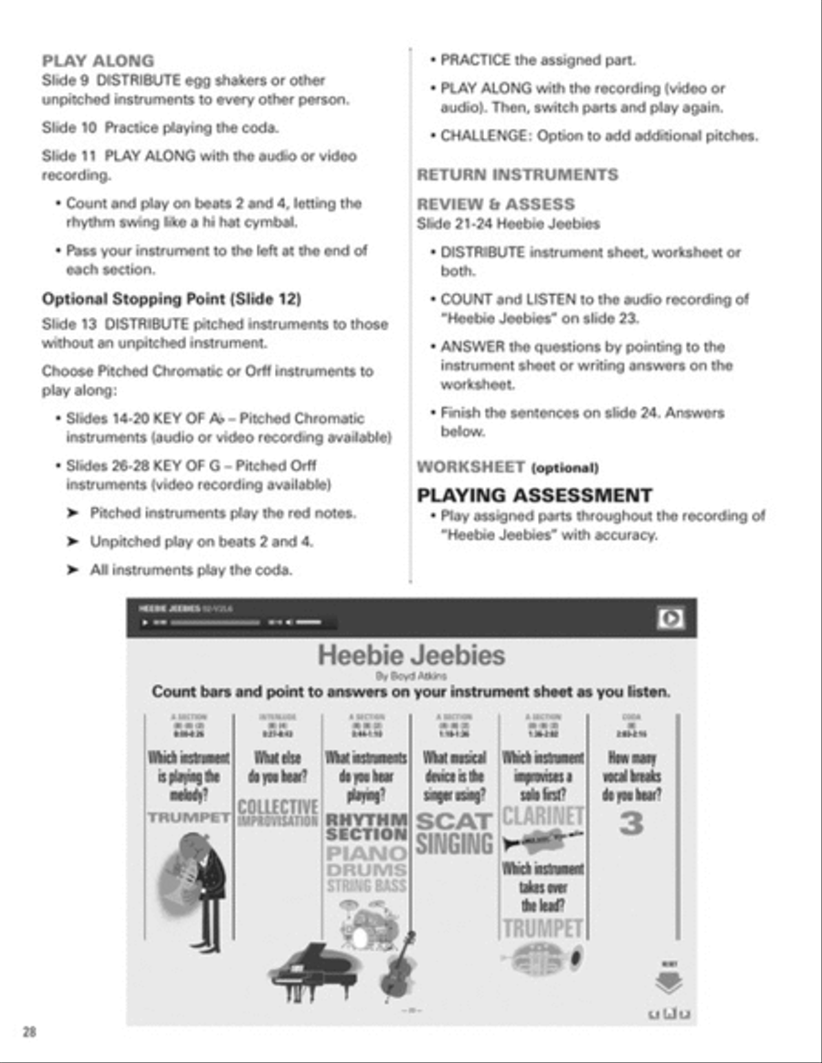 Jazz for Young People, Vol. 2, a Teacher's Resouce Guide To Choir scores gallery preview page 5