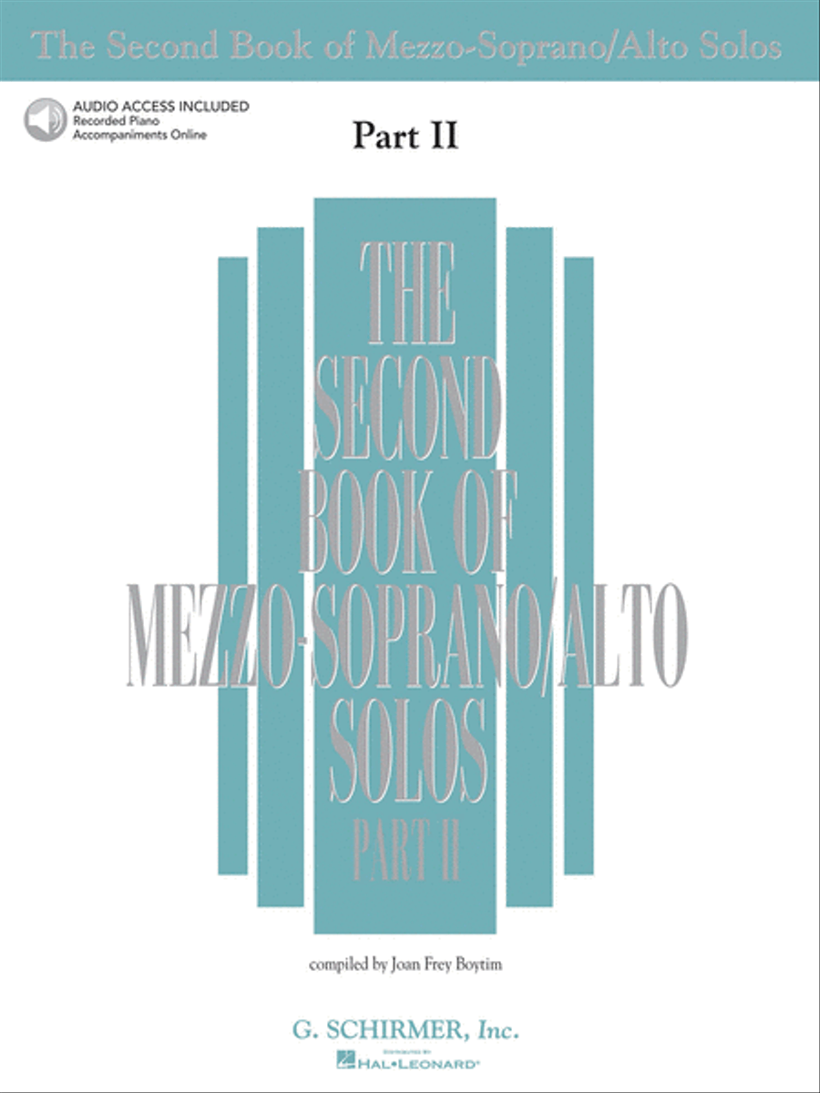 The Second Book of Mezzo-Soprano Solos Part II image number null