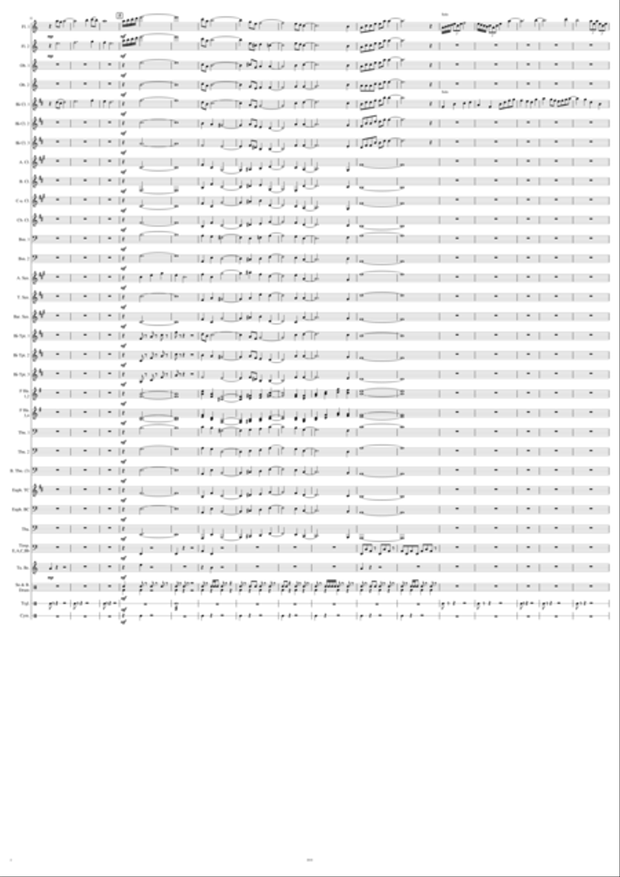 January Concert Band scores gallery preview page 4