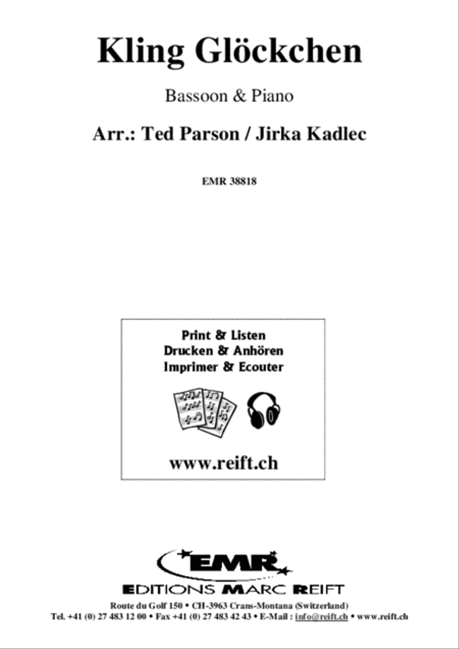Kling Glockchen Bassoon Solo scores gallery preview page 2