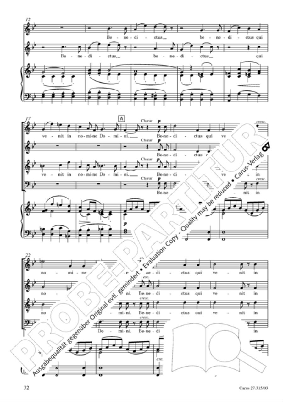 Requiem in C major Requiem in C major 4-Part scores gallery preview page 33