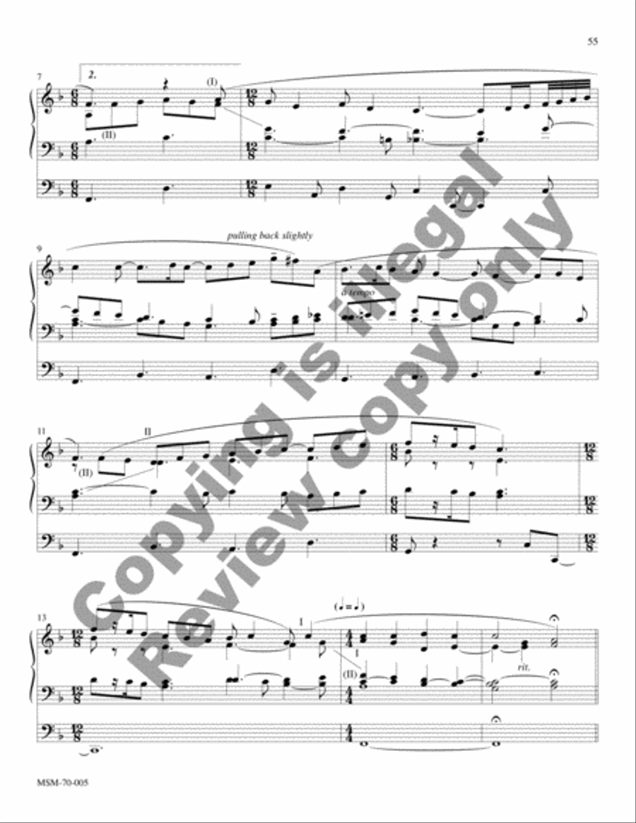 Savior of the Nations, Come (Full Score) Choir scores gallery preview page 66