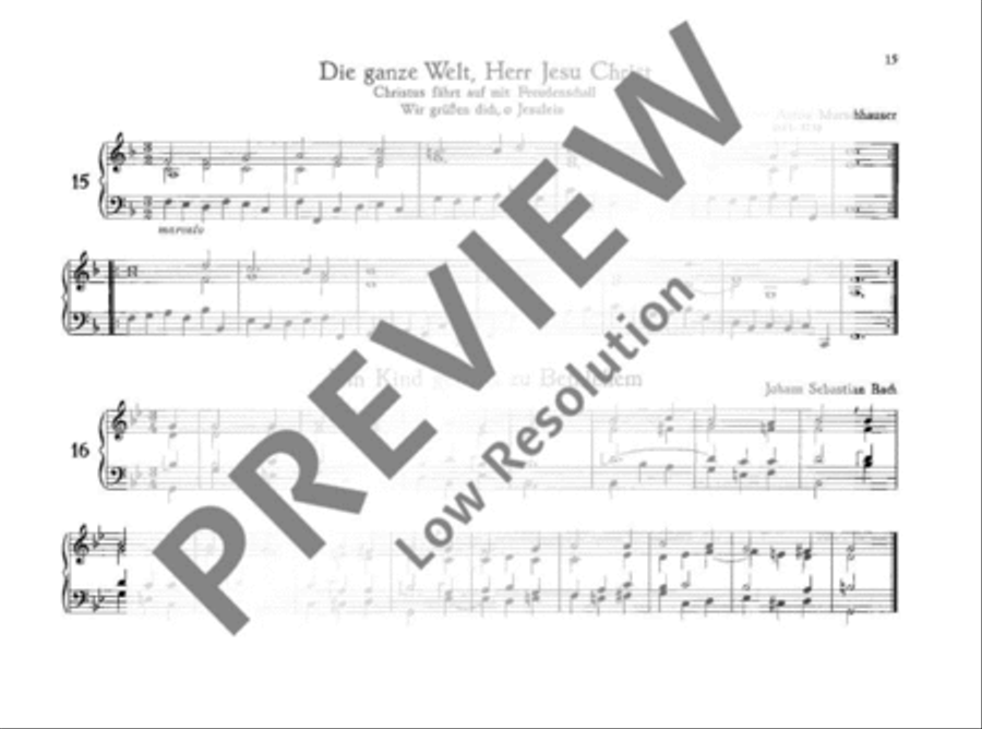 Orgelspiel im Kirchenjahr Harmonium scores gallery preview page 18