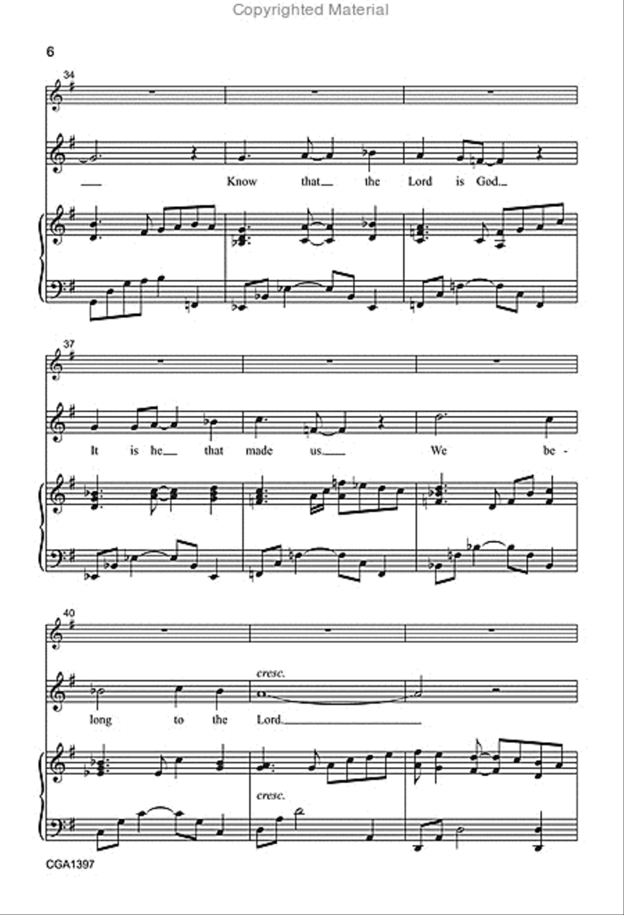 Make a Joyful Noise Make a Joyful Noise 2-Part scores gallery preview page 7