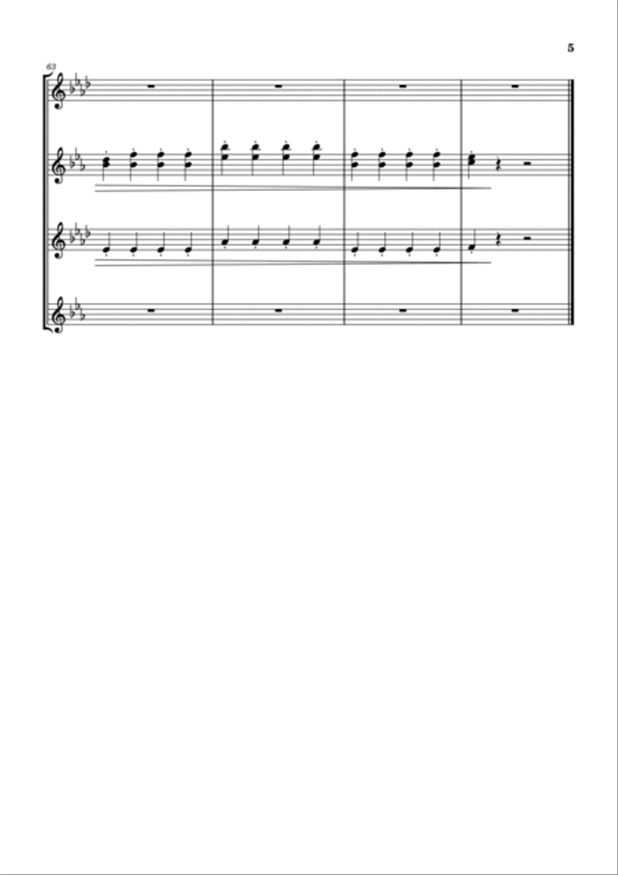 Sail Woodwind Quartet scores gallery preview page 5