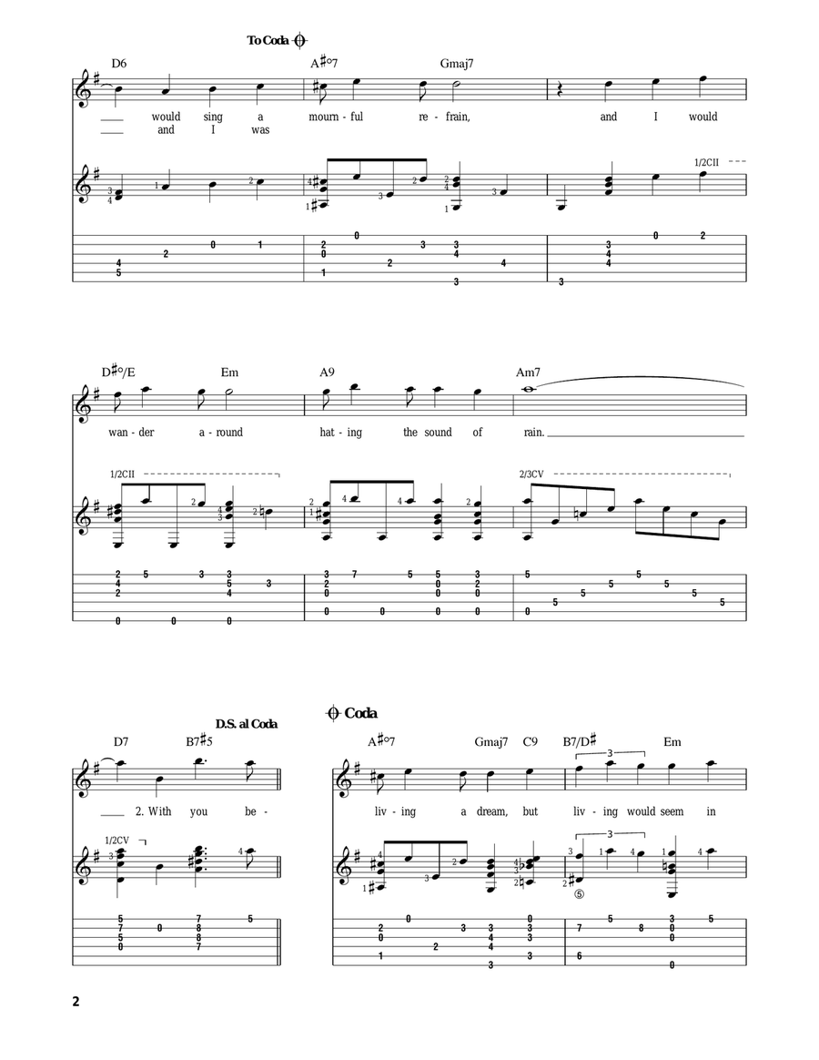 If I Should Lose You Electric Guitar scores gallery preview page 2